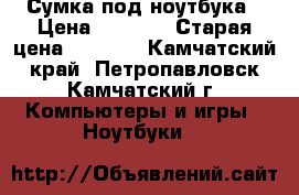 Сумка под ноутбука › Цена ­ 1 500 › Старая цена ­ 4 000 - Камчатский край, Петропавловск-Камчатский г. Компьютеры и игры » Ноутбуки   